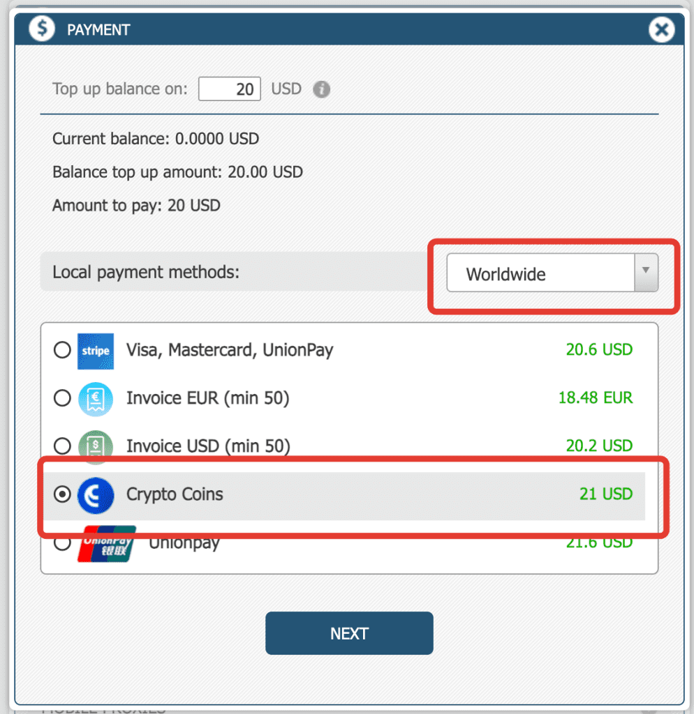 Buy Virtual Phone Numbers with Crypto – BTC, USDT, USDC, and more